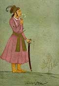 Akbar the Great as a young man