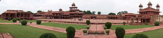 Akbar's capital at Fatehpur Sikri